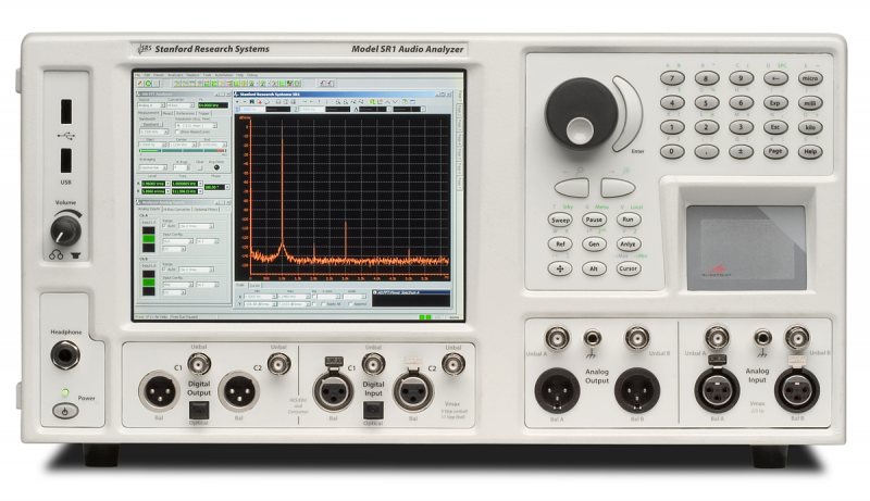Audio Analyzer - SR1 - FFT 200 kHz dual domain audio analyzer - Click Image to Close